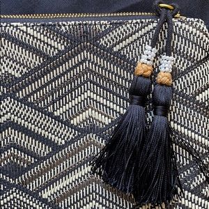 J. Crew clutch zipper bag